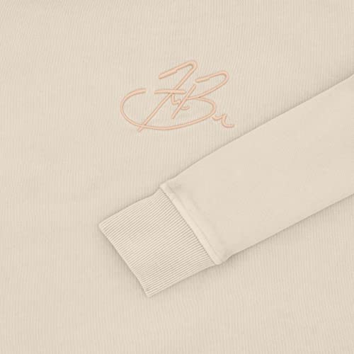 FUBU Khaki Garment Washed Script Hoodie, Large2