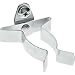 Triton Products 1 In. to 2 In. Hold Range 2-7/8 In. Projection, Annealed Chromate Dipped Steel Ext Spg Clips for DuraBoard or 1/8 In. and 1/4 In. Pegboard, 5 Pack