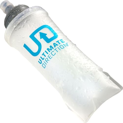 Ultimate Direction 2023 Body Bottle Collapsible Soft Side Water Bottle with High Flow Valve, Insulated or Non-Insulated, 450mL – 500mL