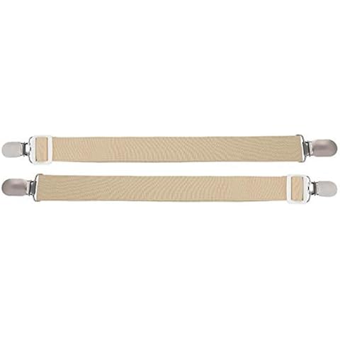 Rodipu Bettlakenverschluss, Matratzenhalter 2St. Mehrzweck 20,9 * 1In Bettlakengreifer, Bettlakenverschluss Zubehör für Schlafzimmer Home Elastic Strap Cover