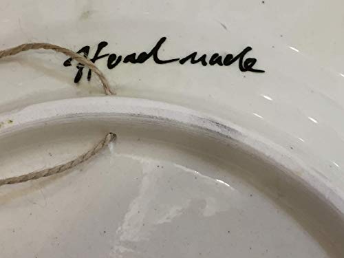 Istanbulartworkshop 10'' Handmade Decorative Ceramic Plate For Wall Hanging,Ceramic Wall Decor Plate,Turkish Decorative Plate,Wall Ceramic Plate,Wall Art #TOP3