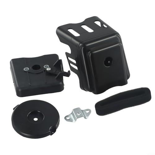 Jotekonoby Kit de filtro de aire para cortacésped, aluminio de nailon, rendimiento mejorado del motor, práctico y fiable, para desbrozadora de motor de 43 CC, 49 CC y 52 CC