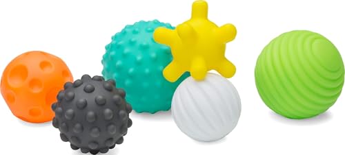 Image of Infantino Textured Multi Ball Set, Sensory Toy, 6-Piece, 6+ Months