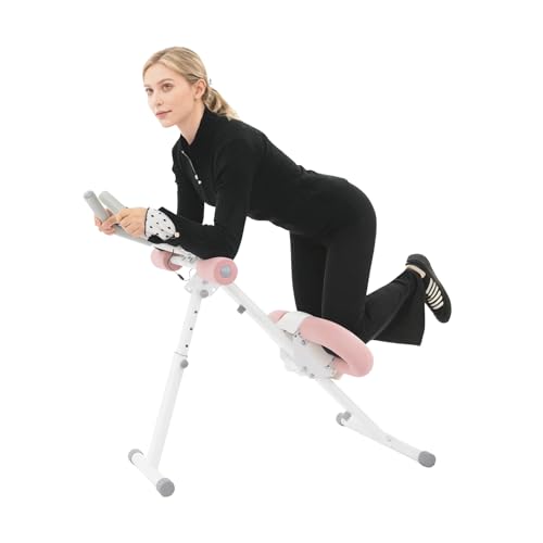 DAHAD Aparato de entrenamiento abdominal plegable para casa, con pantalla LCD, dispositivo de entrenamiento abdominal ajustable con bandas de resistencia, dispositivo de gimnasio en casa para DAHAD Aparato de entrenamiento abdominal plegable para casa, con pantalla LCD, dispositivo de entrenamiento abdominal ajustable con bandas de resistencia, dispositivo de gimnasio en casa para