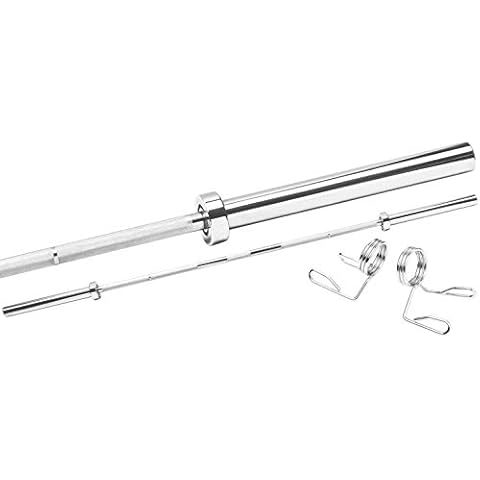 Bad Company Langhantelstange 220 cm 28mm Olympia chrom- Langhantel ohne Gewichte Cover