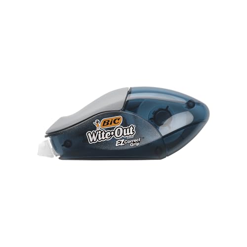 BIC Wite-Out Brand EZ Correct Grip Correction Tape, 33.5 Feet, Fast, Clean and Easy to Use Tear-Resistant Tape, 2-Count