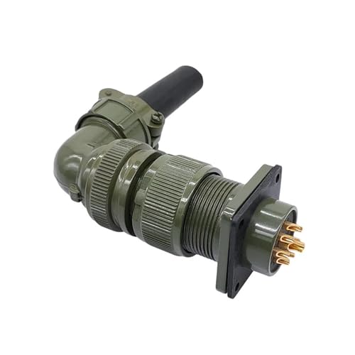 Conector MIL-C 5015 MS3102A de chasis con aleación resistente serie 18S-8 5
