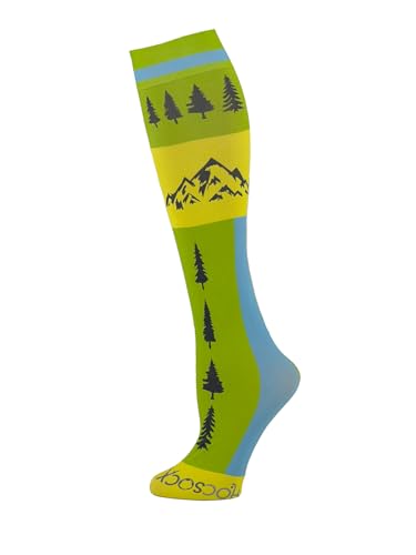 Hocsocx Alpine Mountains Socks Performance Liner Moisture-Wicking Protection for Field Hockey, Ice Hockey, and Soccer