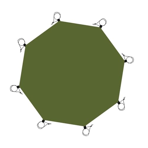 kowaku Octagonal Tent Footprint Camping Tarp for Hiking Gear, No Ground Nails