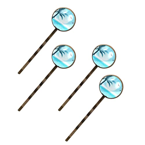 Barrettes à cheveux femme de qualité supérieure au motif tropical
