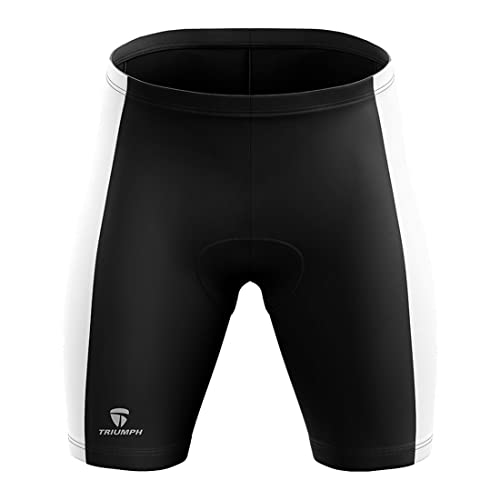 Image of Triumph Men's Cycling Shorts with Foam Padded. These Biking Half Pants are The Most Important Bikes Accessories for Boys /Men Cycling Enthusiasts. Dress Yourself with The Leader in Cycling Clothes