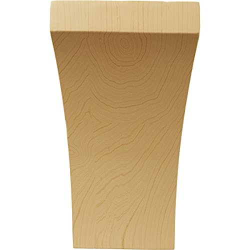 Ekena Millwork CORW03X03X06LWAL-CASE-2 Small Lawson Wood Corbels, 3"W X 3 1/2"D X 6"H, Alder thumb #1