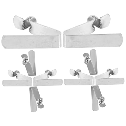 NULYLU Umbrella Pole Spring Buckles 10pcs V-Type Shrapnel Buckle Spring Snap Clips for Repair