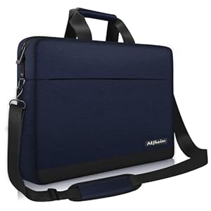 Alfheim Laptop Bag with Shoulder Strap 14 Inch Men Women Lightweight Waterproof Soft Computer Briefcase for Business Work Notebook Ultrabook Compatible with Macbook Air/Macbook Pro 14 inch A2442