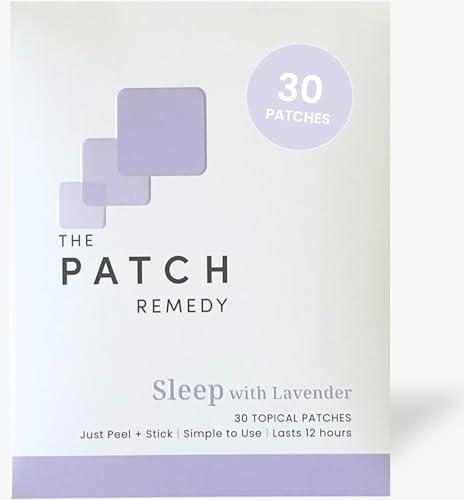 Image of The Patch Remedy Sleep with Lavender Patch | Valerian, Passionflower, Hops, Magnesium Glycinate, Lavender | 30 Patches