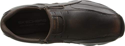Skechers Men's Diameter-Nerves Loafer, dkbr, 8.5 Medium US3