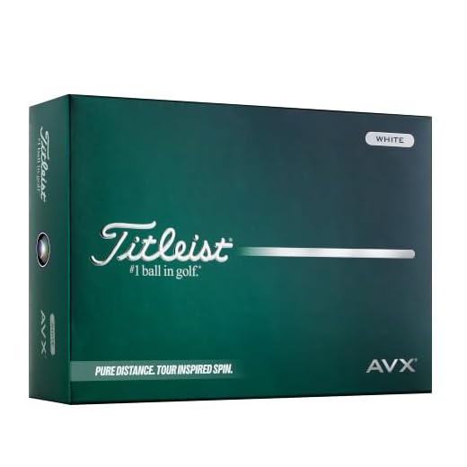 Titleist AVX Golf Ball, Pack of 12, White, Numbers 1-4
