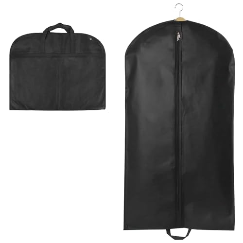 60 X 120cm housse vetements à suspendre, Housse de Protection pour Vêtements anti Poussière Imperméables avec zipHousse, Sac à Costumes Respirant Pour Vestes...
