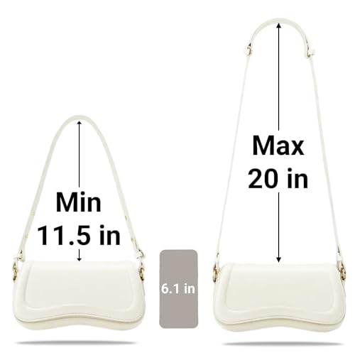 Zengmei Vegan Leather Purse for Women, Trendy Saddle Shoulder Bag, Convertible Crossbody Clutch4