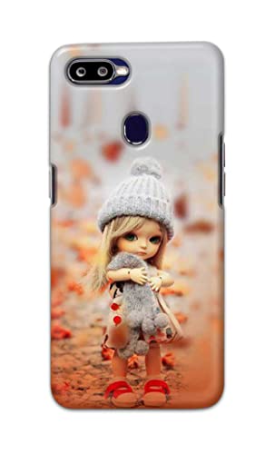 Image of PRINTFIDAA Doll Cute Girl Amazing Beauty Little Kid Child Playing Hard Back Cover for Oppo F9 / Oppo F9 Pro /Realme 2 Pro /Realme U1, RMX1801, RMX1807 Back Cover -(P6) KAT1001