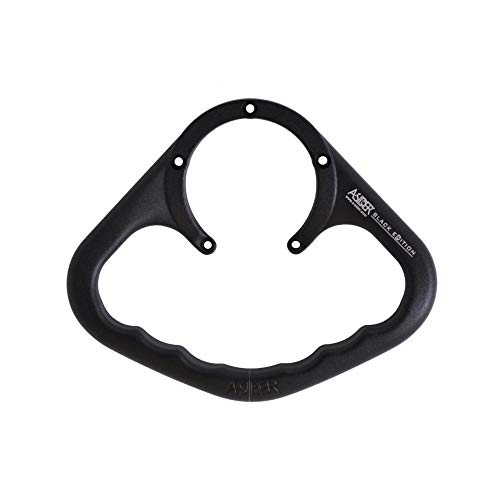 Poignée de réservoir A-Sider Black Edition Motodak noire pour passager moto