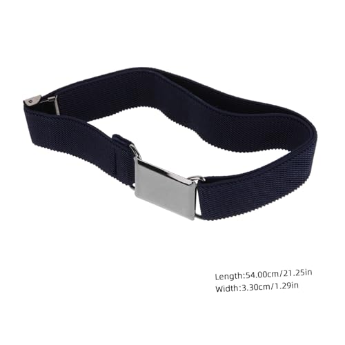 4Pcs Stretchy Belts for Boys Elastic Waist Belts Camel for Jeans Dresses School Uniforms2