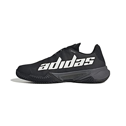 Image of adidas Men's Barricade M Clay Sneaker, Core Black FTWR White Grey Five, 14.5