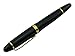 Jinhao 159 Fountain Pen Medium Black Lacquer Gold Trim Big Heavy with Pen Pouch & Refill Ink Converter Business Signature Collection Pen