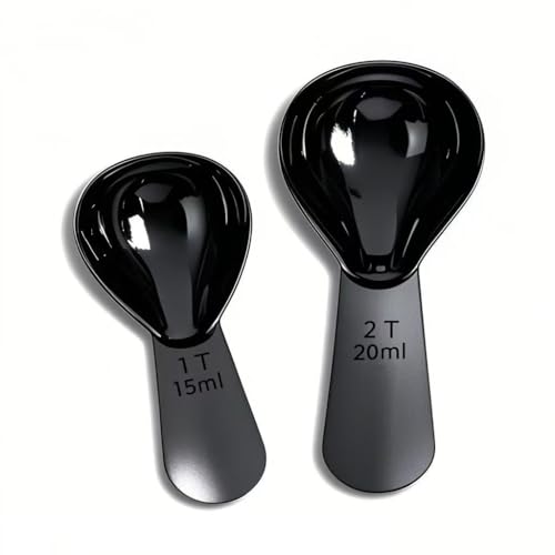 LVYKING 15ml 30ml Coffee Measuring Spoons Set, Black