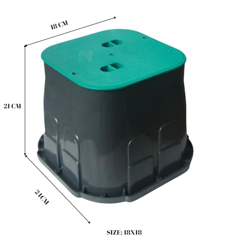 Image of Lightning Earth Pit /Inspection Chambers PVC material (18 cm x 18 cm) for earth rods