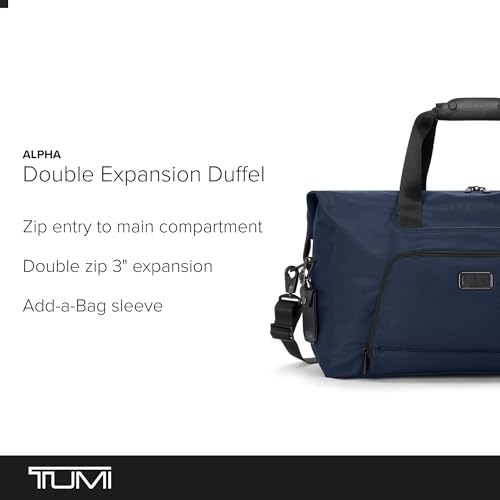 Image of TUMI - Alpha Double Expansion Duffel - Business & Weekend Travel Duffel Bag - Designed for Durability & Functionality