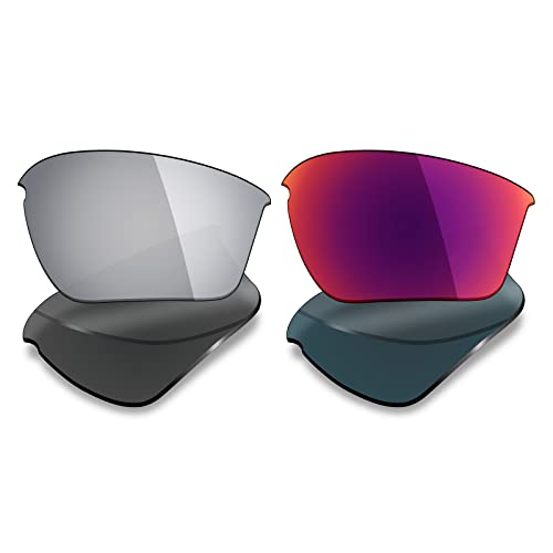 Image of Mryok 2 Pair Polarized Replacement Lenses for Oakley Half Jacket 2.0 XL Sunglass - Options