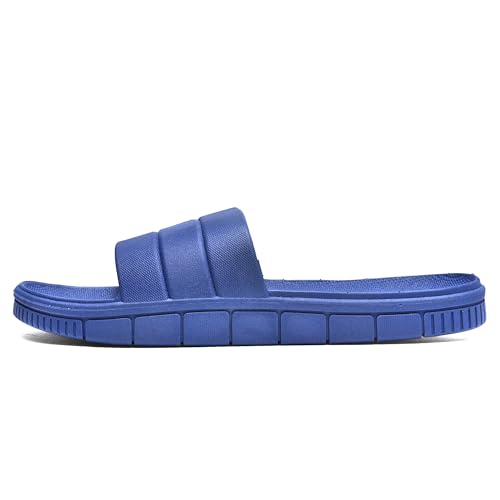 Image of clootess Shower Slide Shoes for Men and Women Home Sandal Bath Slipper Indoor House Pool College Dorm Non-Slip