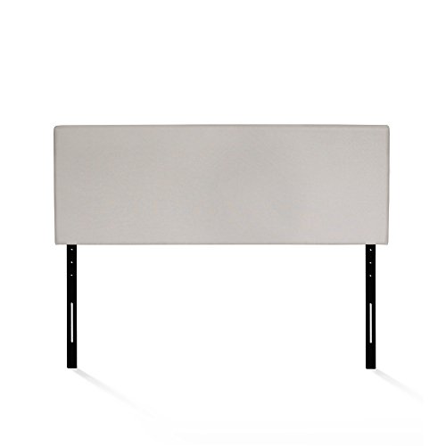 Image of FURINNO Roanne Plain Headboard, Queen, Fog