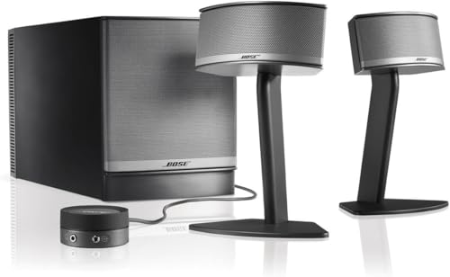 Bose Companion 5 Multimedia Speaker System – Graphite/Silver (Renewed)