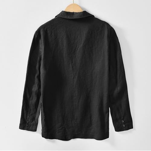 Blazer décontracté homme à 2 boutons veste ajustée légère texturée - 4