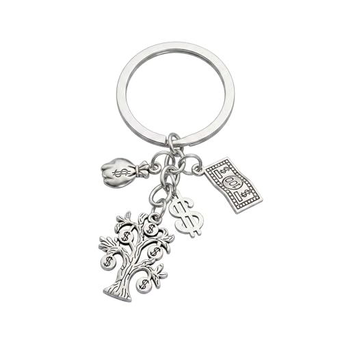 JOULOTE Money Tree Keychain – Dollar Sign Keychains Bag Charms