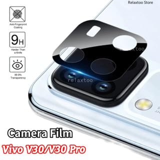 Image of ZARALA Glass Camera Lens Protector For Vivo V30 | Vivo V30 Pro [9H Hardness] [6D Lens Protector ] [Easy Installation] Black