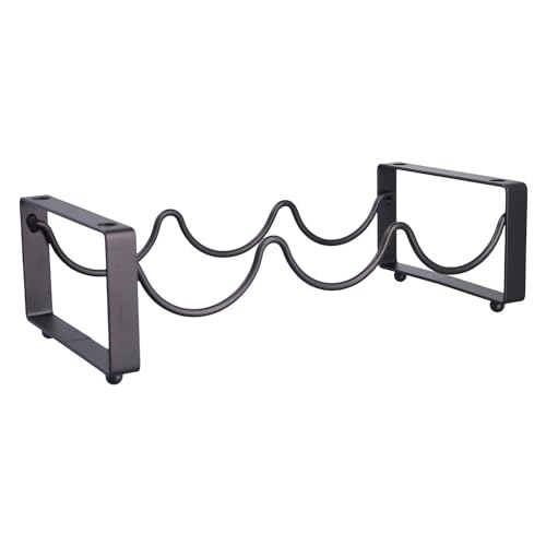 Xanorrg Estante De Almacenamiento Vino Metal Soporte Apilable Metal Soporte para Botella Decorativo Encimera Almacenamiento Vino