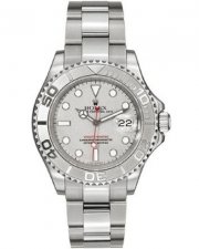 Rolex Yacht-Master Steel/Platinum Silver Dial Oysterlock