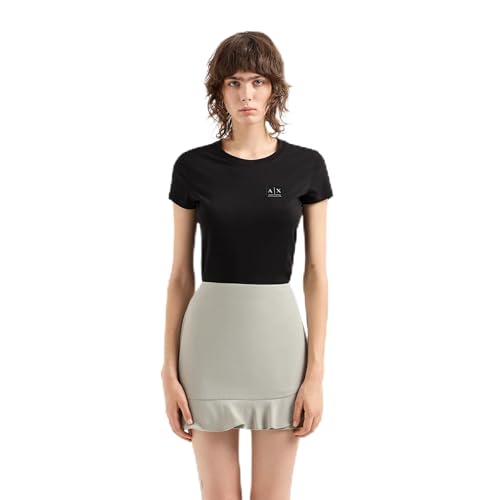 Armani Exchange womens Limited Edition a Line Flutter Mini Skirt