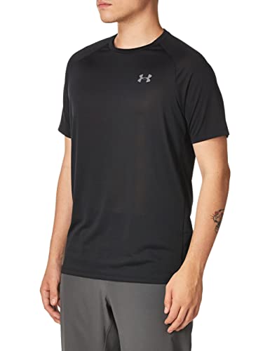 Image of Under Armour Men's Sportstyle Left Chest Logo T-Shirt (Black /Pitch Gray, Small)