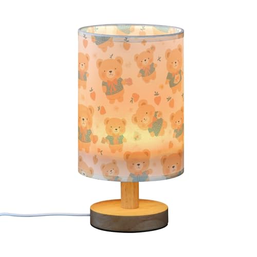 Yellow Retro Bears USB Lamps Night Light for Nursery miniatura 2