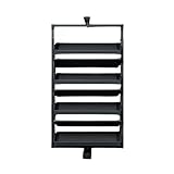 Zapatero giratorio de 360° con altura ajustable, diseño de estante abatible que ahorra espacio