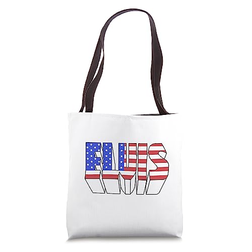 Bolso Tote Bandera Americana Elvis Presley miniatura 1