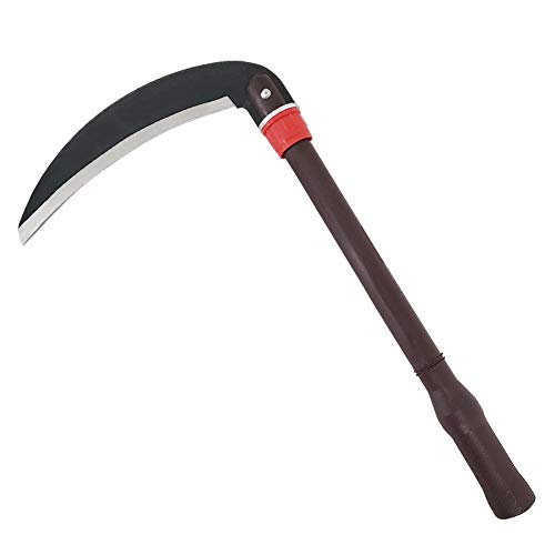 The Elixir Eco Green 9" Blade Foldable Gardening Sickle, Korean Style Hand Sickle Weeding Grass Sickle, Multipurpose