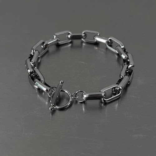 Image of Salty Alpha Anti Tarnish Bracelet for Men | Hand Bands for Boys | Wrist Bracelets for Man | Fashion Jewellery Accessories | Stylish Minimal Jewelry | Gift for Marriage, Birthday, Anniversary