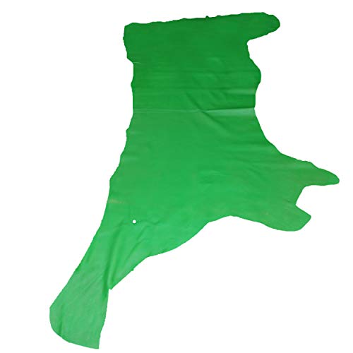 Glacier Wear First Quality Moose Leather - Naked Top Grain (Green) (18.00 to 18.75 sq ft)