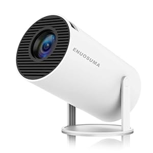 Mini Projector,Support 4K 1080P Portable Projector with Dual Band WIFI6 5G Wireless 5.0 Bluetooth Android 11, 160 ANSI Lumens, 180° Rotatable, Auto Keystone Correction, 35″-130″ Screen Video Projector