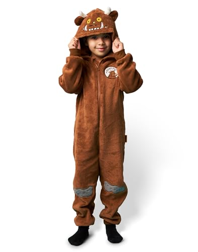 Disfraz completo de niño Gruffalo marrón unisex miniatura 1